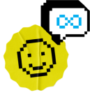 Smiley sticker