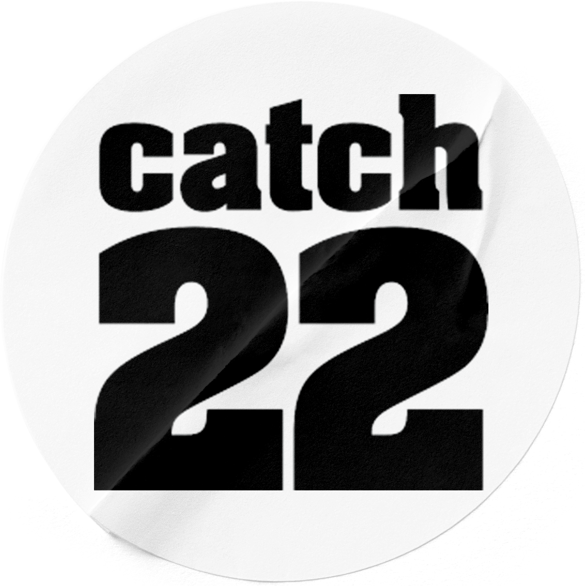 Catch 22 sticker